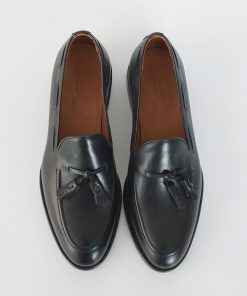 Alternative view of ZAPATO PIEL BORLAS NEGRO