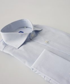Alternative view of CAMISA ALGODÓN MIL RAYAS AZUL