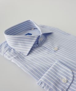 Alternative view of CAMISA ALGODÓN RAYAS AZUL