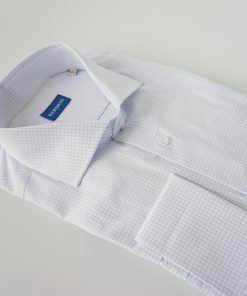 Alternative view of CAMISA  ALGODÓN CUADROS AZUL