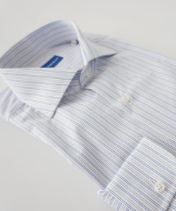 Alternative view of CAMISA  ALGODÓN RAYAS AZULES