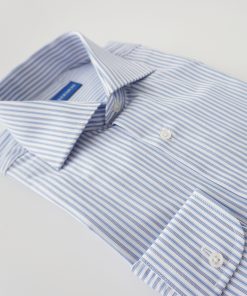 Alternative view of CAMISA  ALGODÓN RAYAS AZULES