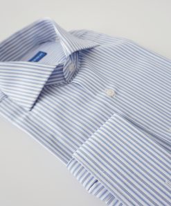 Alternative view of CAMISA  ALGODÓN RAYAS AZULES