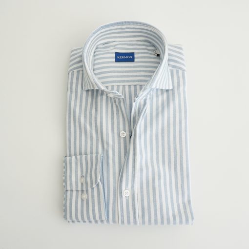 CAMISA  RAYAS AZUL