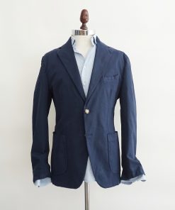 CHAQUETA ALGODÓN AZUL