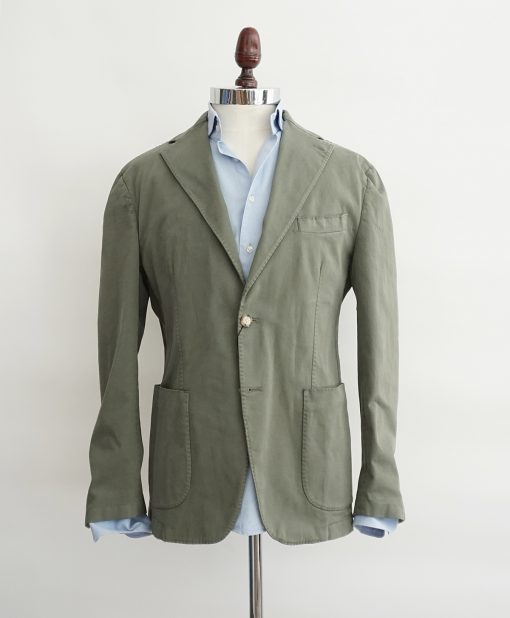 CHAQUETA ALGODÓN VERDE
