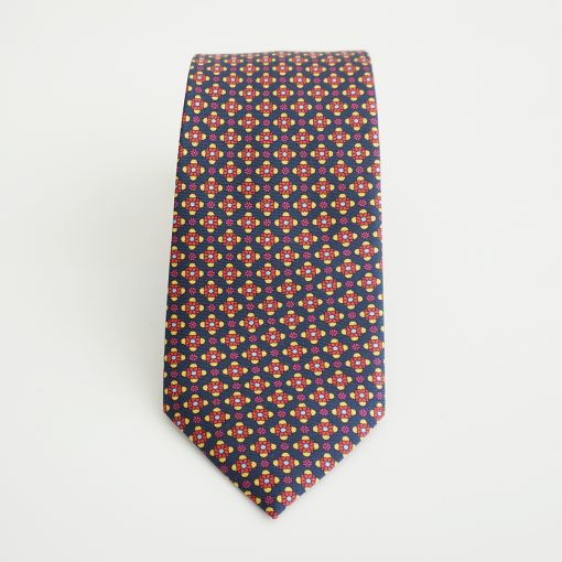 CORBATA SEDA DIBUJO GEOMÉTRICO